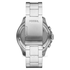 FOSSIL FS5767 Silver Dial Black Stainless Steel Strap