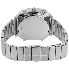 FOSSIL RETRO FS5890 Men Digital Analog Dial Smoke Stainless Steel Strap