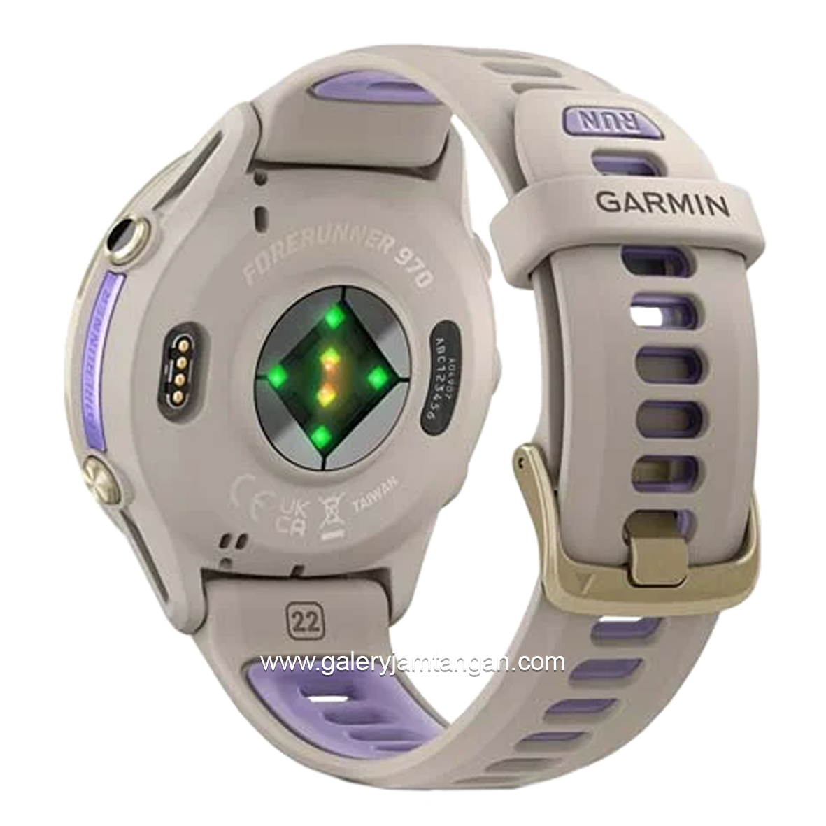 GARMIN FORERUNNER 970 FRENCH GRAY Smartwatch Silicone Strap