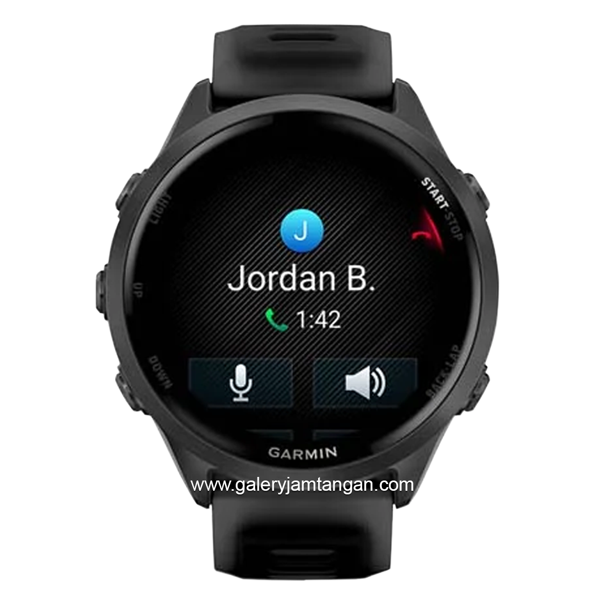 GARMIN FORERUNNER 570 42 MM BLACK Silicone Strap