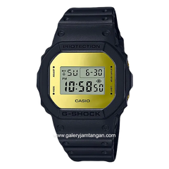 G-SHOCK DW-5600BBMB-1DR Digital Black Dial Gold Resin Strap