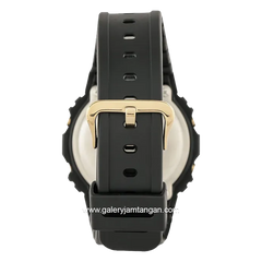 G-SHOCK DW-5600BBMB-1DR Digital Black Dial Gold Resin Strap