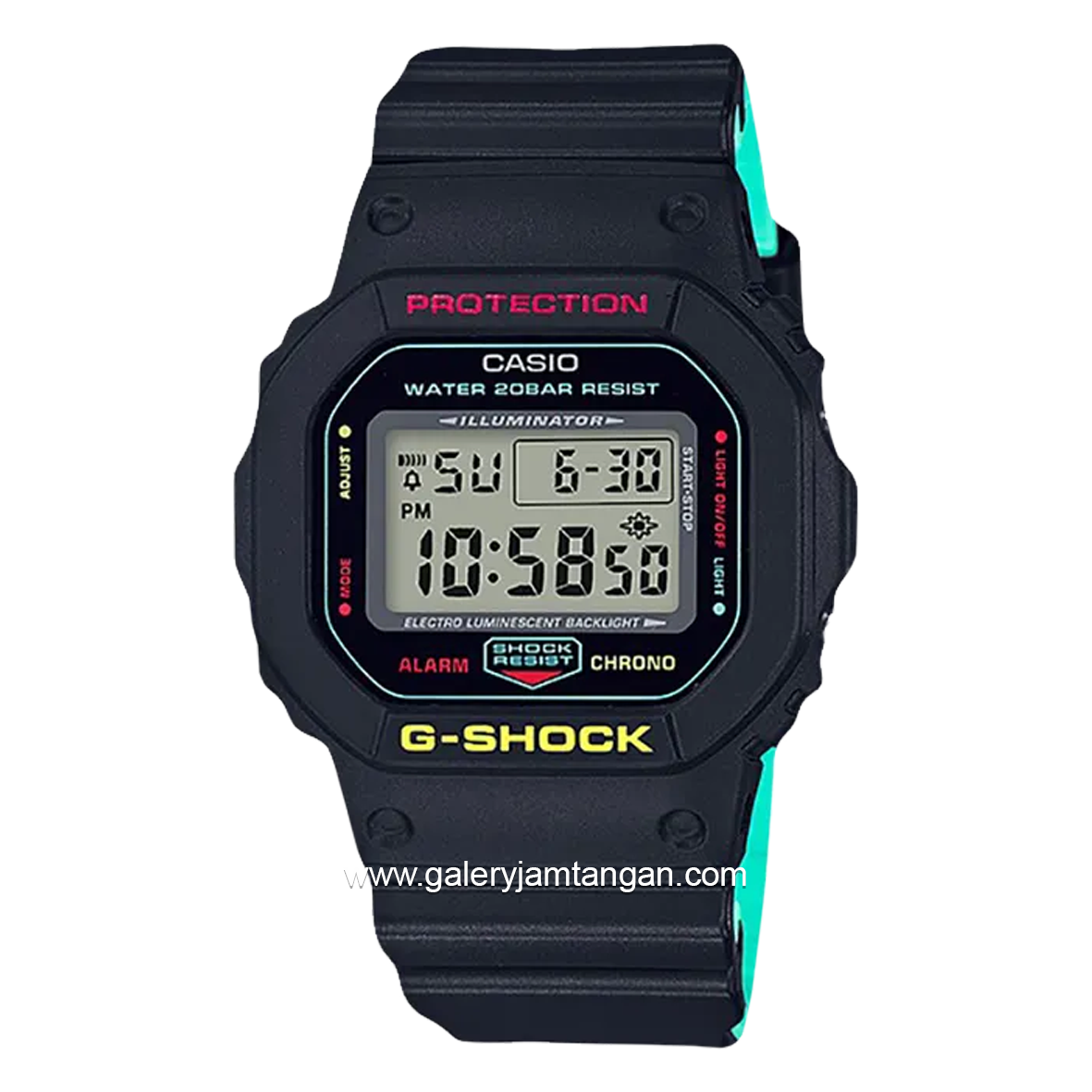 G-SHOCK DW-5600CMB-1DR Special Color Models Black Resin Strap