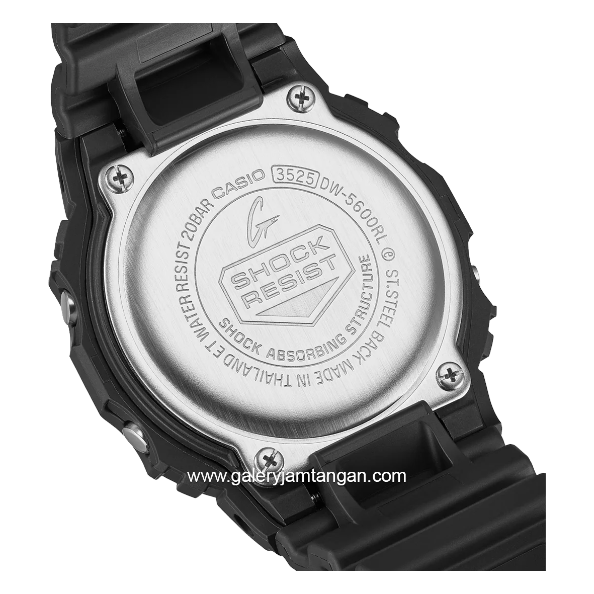 G-SHOCK DW-5600RL-1DR Digital Black Resin Strap