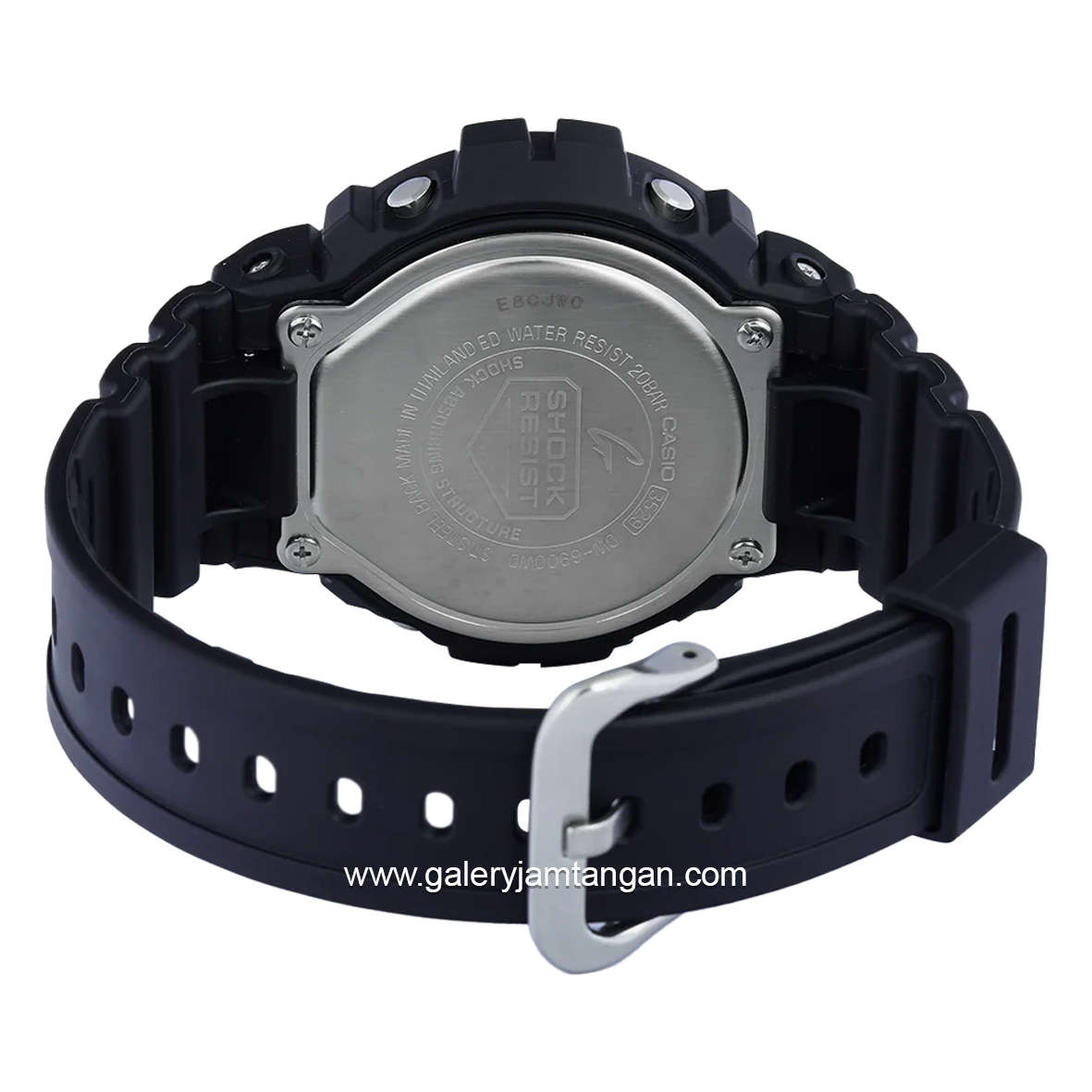 G-SHOCK DW-6900WD-1DR Digital Black White Resin Strap