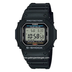 G-SHOCK G-5600UE-1DR Square Tough Solar Digital Black Resin Strap