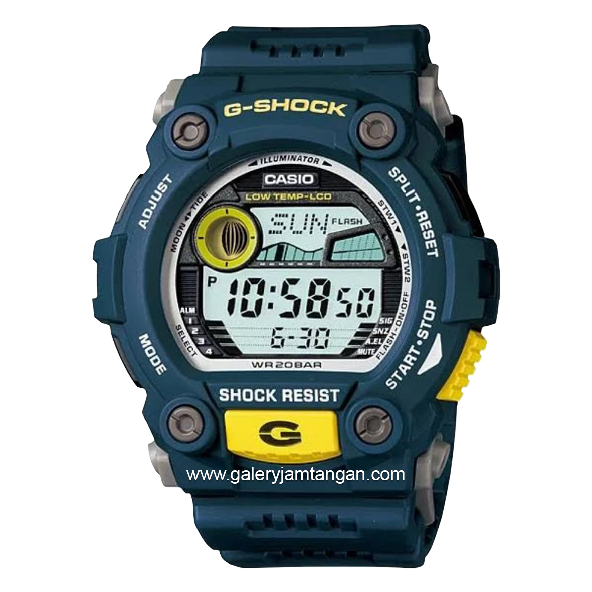G-SHOCK G-7900-2DR Green Digital Resin Strap
