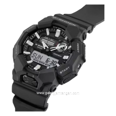 G-SHOCK GA-010-1A1DR Analog Digital Full Black Resin Strap