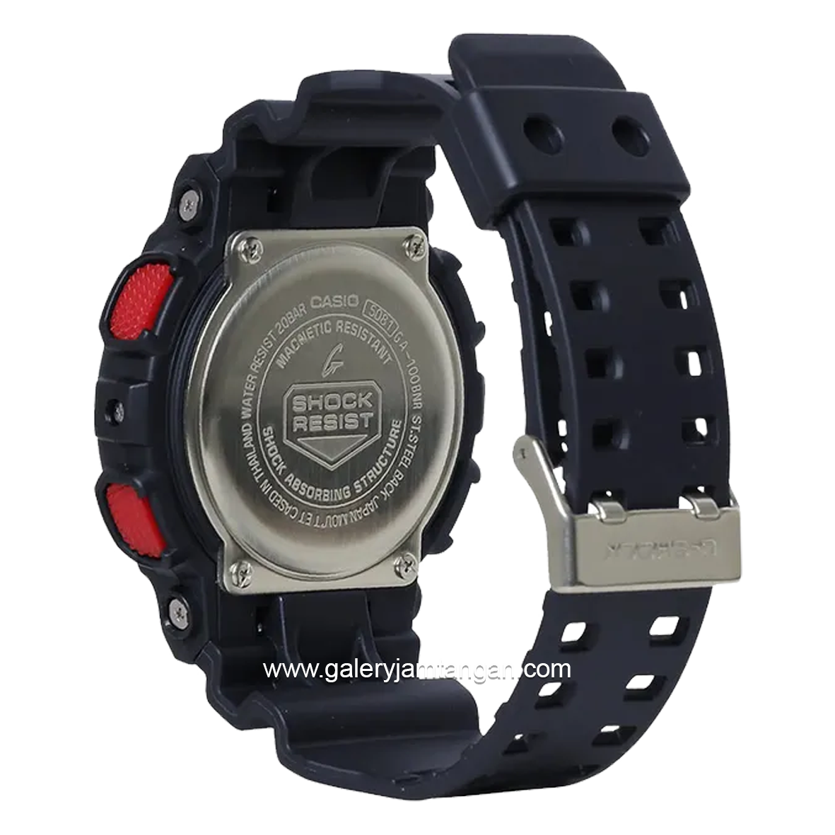G-SHOCK GA-100BNR-1ADR Ignite Black Red Resin Strap