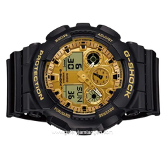 G-SHOCK GA-100GGB-1A9DR Black Analog Digital Resin Strap