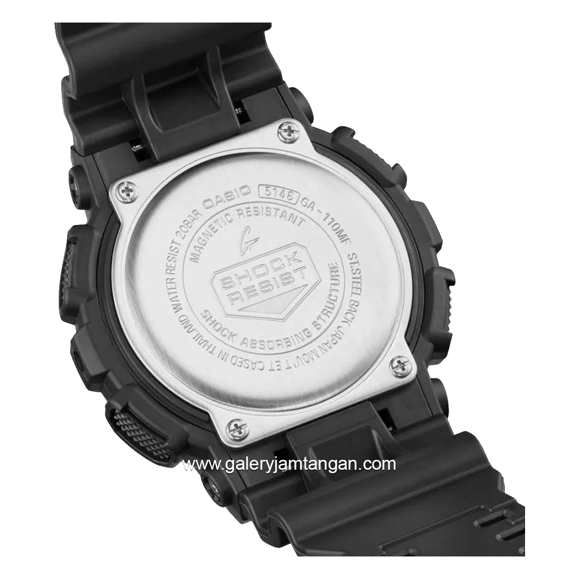 G-SHOCK GA-100MF-1ADR Black Dual Time Resin Strap