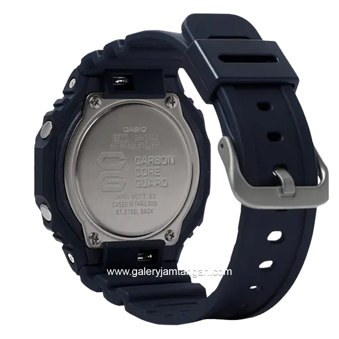 G-SHOCK GA-2100-1A1DR CasiOak Digital Analog Full Black Stainless Steel
