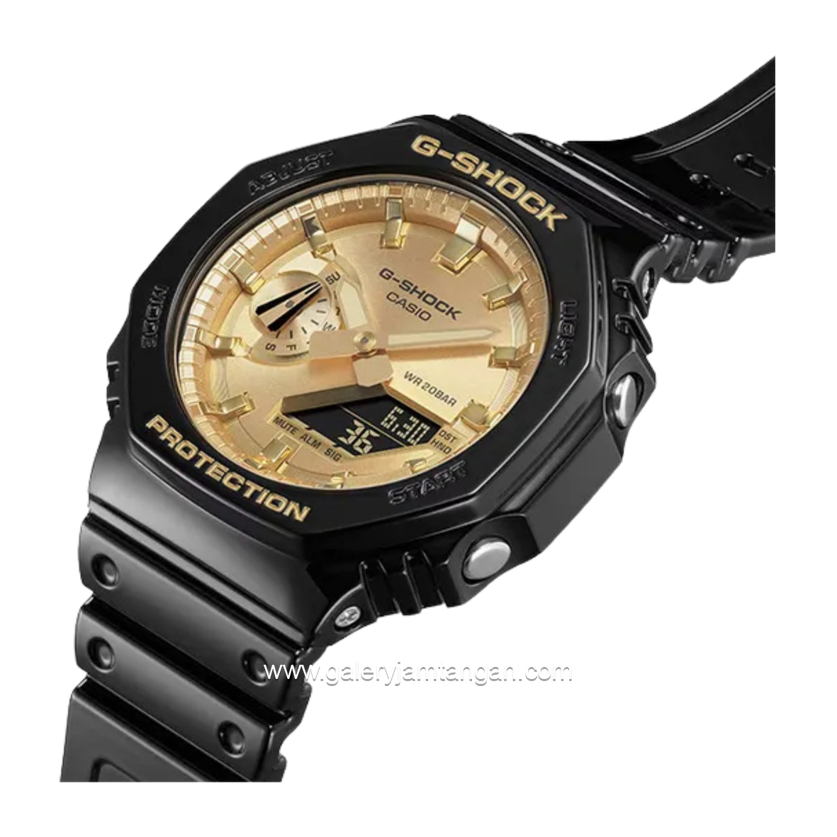 G-SHOCK GA-2100GB-1ADR Resin Strap