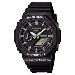 G-SHOCK GA-2100RL-1ADR Black Rubber Strap