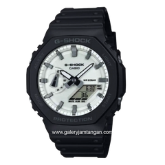 G-SHOCK GA-2100WD-1ADR Black Resin Strap Dual Time