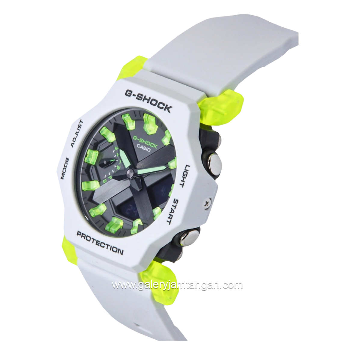 G-SHOCK GA-2300MW-8ADR Virtual Mix Digital Analog White Resin Strap
