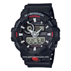 G-SHOCK GA-700-1ADR Black Analog Digital Rubber Strap