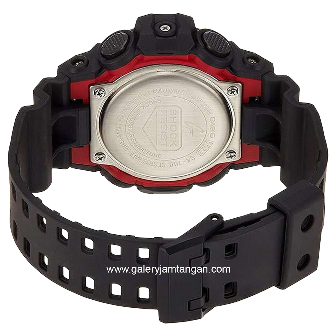 G-SHOCK GA-700-1ADR Black Analog Digital Rubber Strap