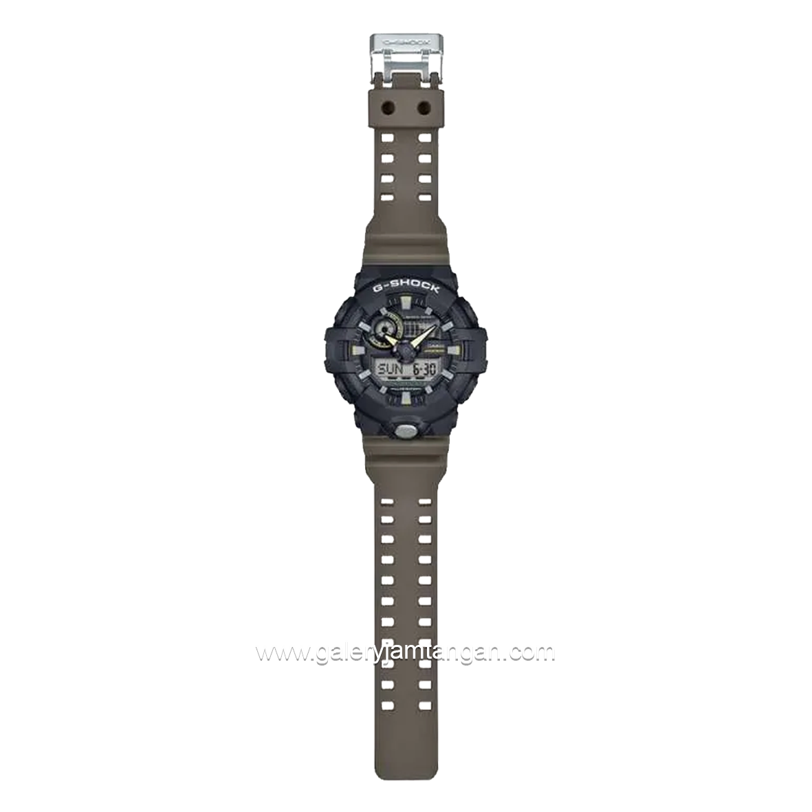 G-SHOCK GA-710TU-1A3DR Brown Black Resin Strap