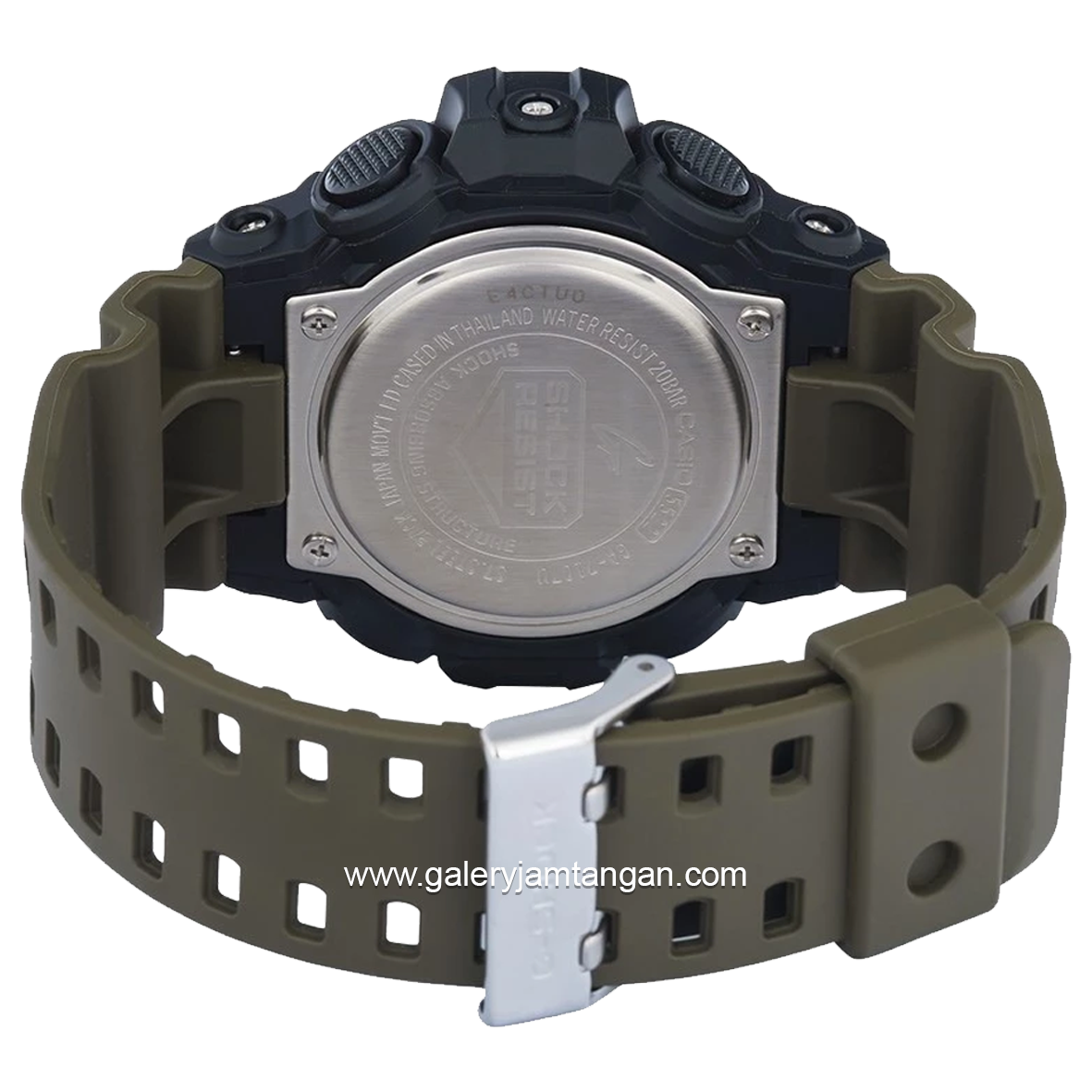 G-SHOCK GA-710TU-1A3DR Brown Black Resin Strap