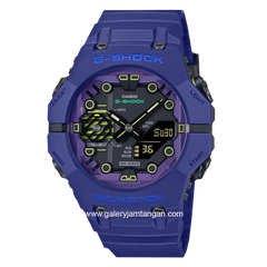 G-SHOCK GA-B001CBR-2ADR Cyberspace Digital Analog Dial Blue Resin Band
