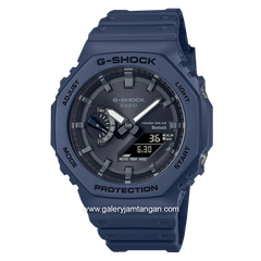 G-SHOCK GA-B2100-2ADR Blue Dial Black Tough Solar Analog Digital Rubber Strap