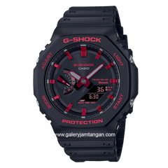 G-SHOCK GA-B2100BNR-1ADR Black List Red Tough Solar Rubber Strap