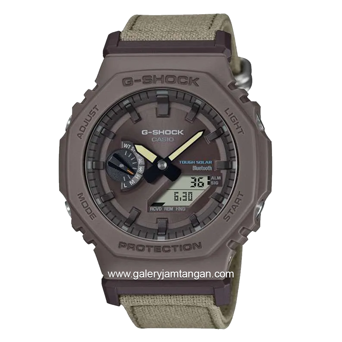 G-SHOCK GA-B2100CT-5ADR Cream Canvas Strap