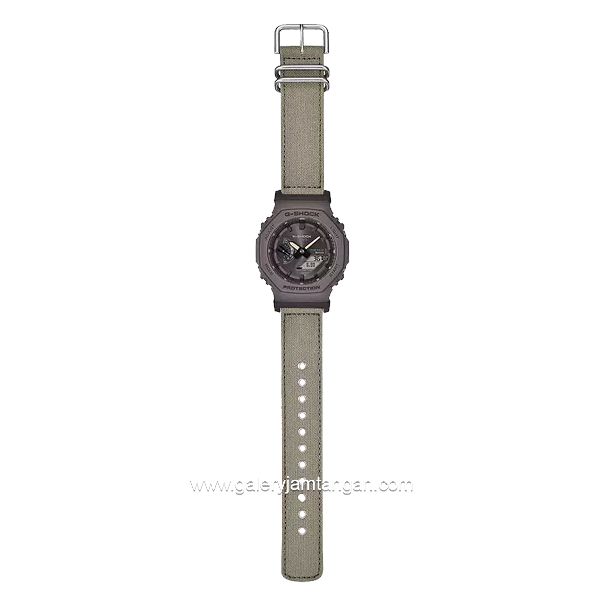 G-SHOCK GA-B2100CT-5ADR Cream Canvas Strap