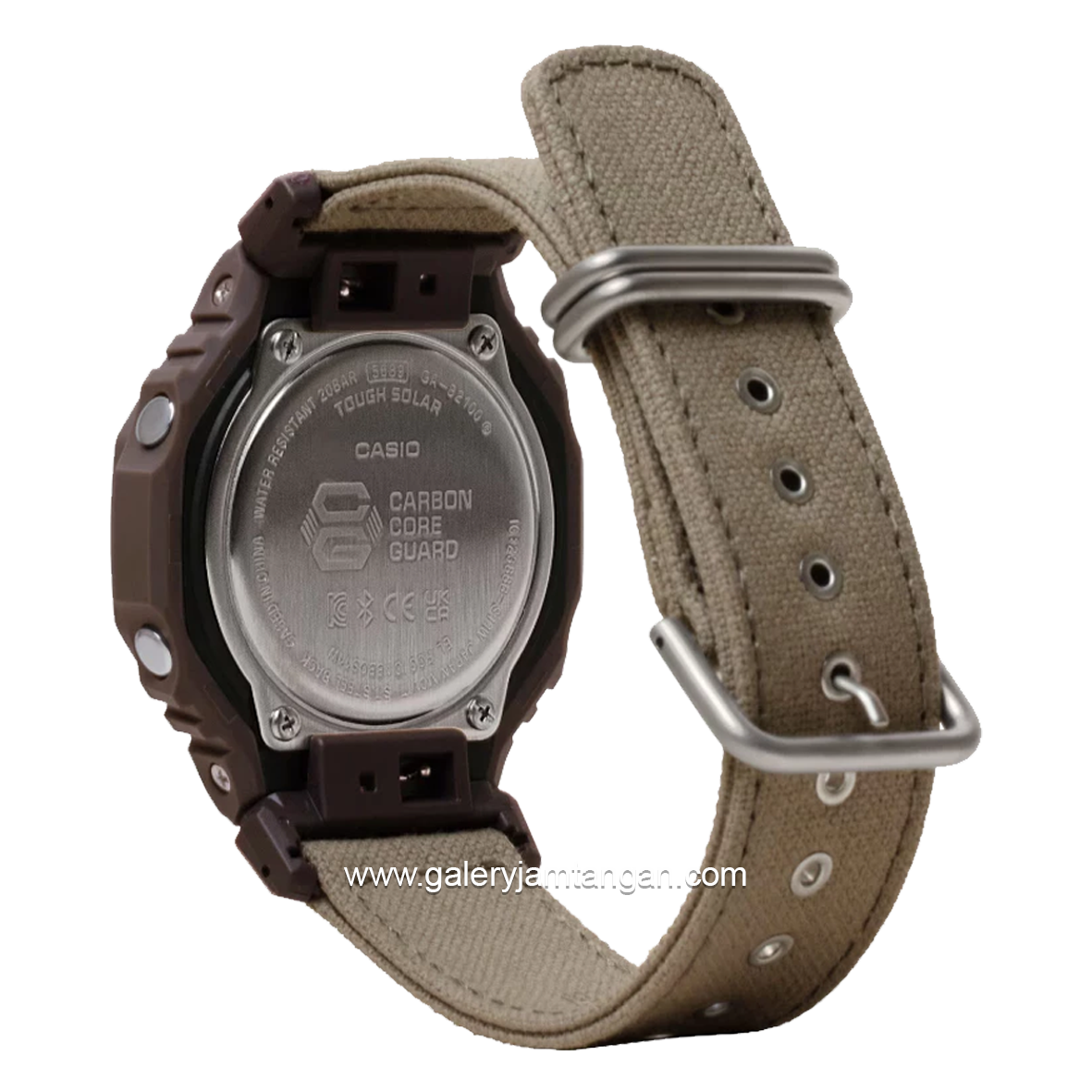 G-SHOCK GA-B2100CT-5ADR Cream Canvas Strap