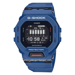G-SHOCK GBD-200-2DR Blue Dial Black Digital Rubber Strap