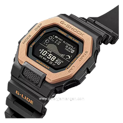 G-SHOCK GBX-100NS-4DR Black Rosegold Digital Resin Strap