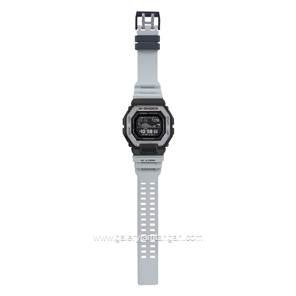 G-SHOCK GBX-100TT-8DR Grey Black Resin Strap