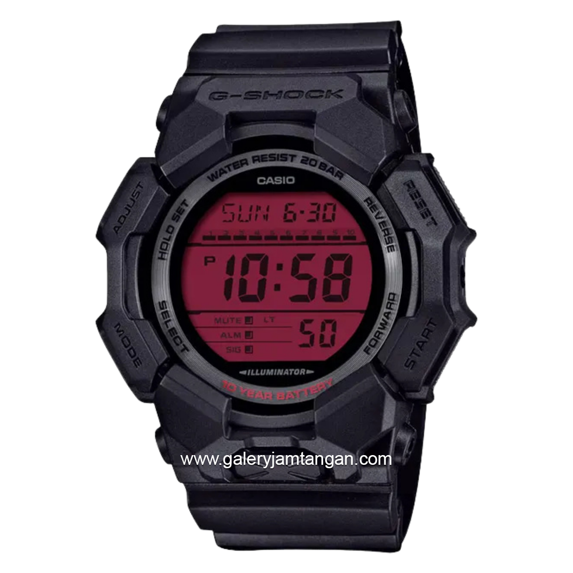 G-SHOCK GD-010BBR-1DR Black Resin Strap