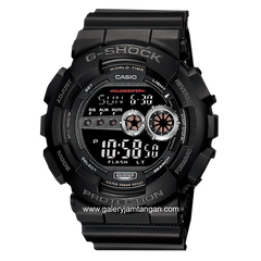 G-SHOCK GD-100-1BDR Black Digital Rubber Strap