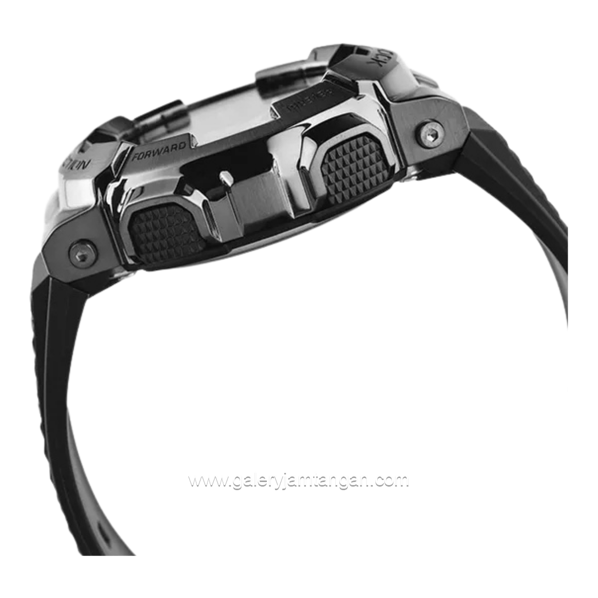 G-SHOCK GM-110BB-1ADR Digital Analog Dial Black Resin Strap