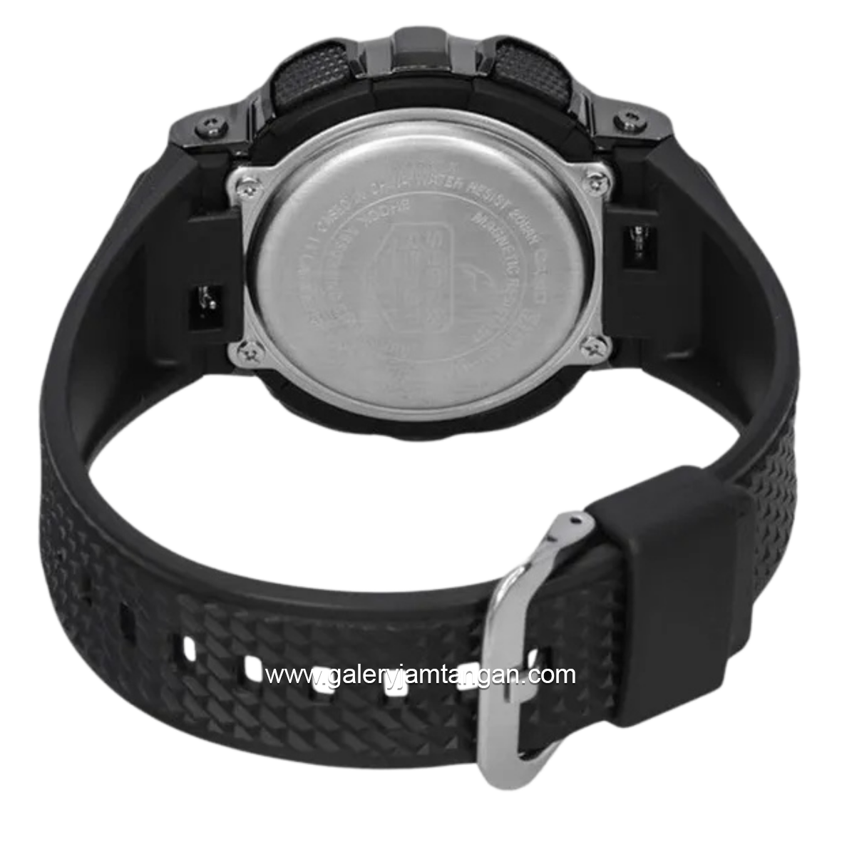 G-SHOCK GM-110BB-1ADR Digital Analog Dial Black Resin Strap