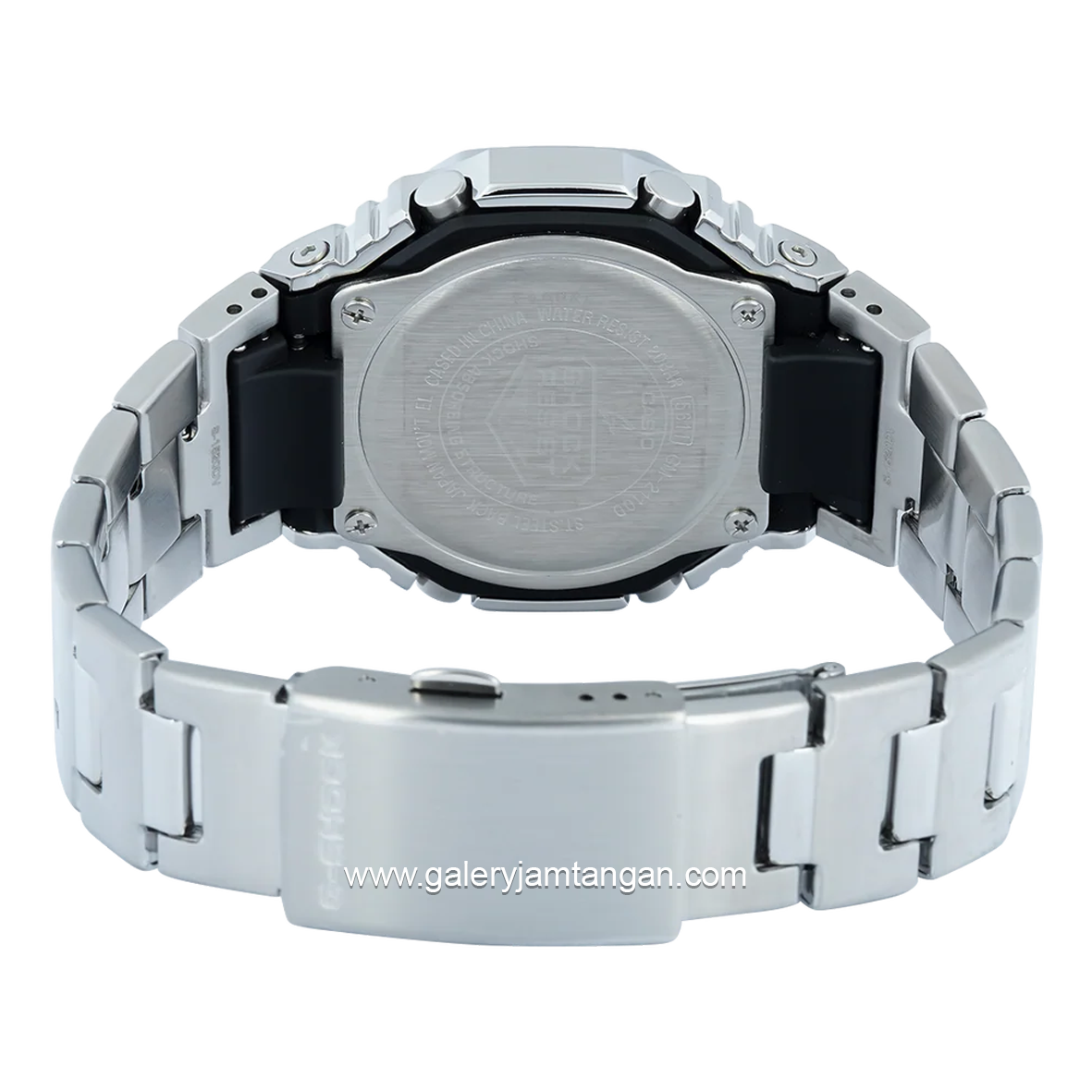 G-SHOCK GM-2110D-4ADR Analog Digital Silver Orange Stainless Steel