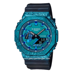 G-SHOCK GM-2140GEM-2ADR Analog Digital Black Blue Resin Strap