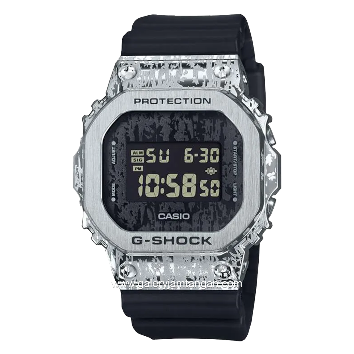 G-SHOCK GM-5600GC-1DR Black Silver Digital Resin Strap