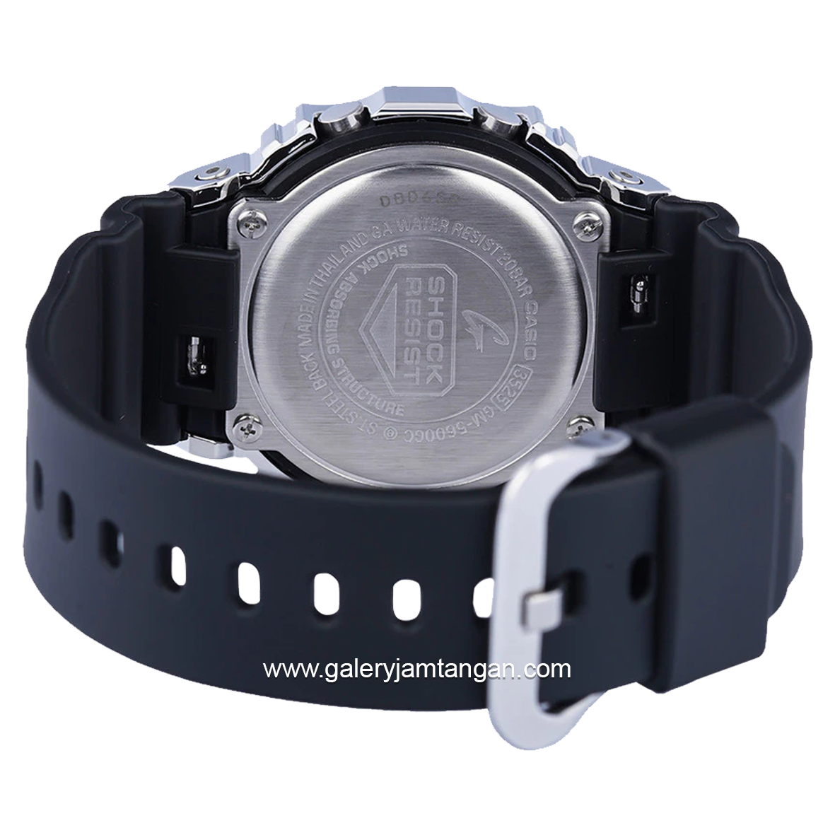 G-SHOCK GM-5600GC-1DR Black Silver Digital Resin Strap