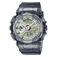 G-SHOCK GMA-S110GS-8ADR Women Gray Transparent Analog Digital Rubber Strap
