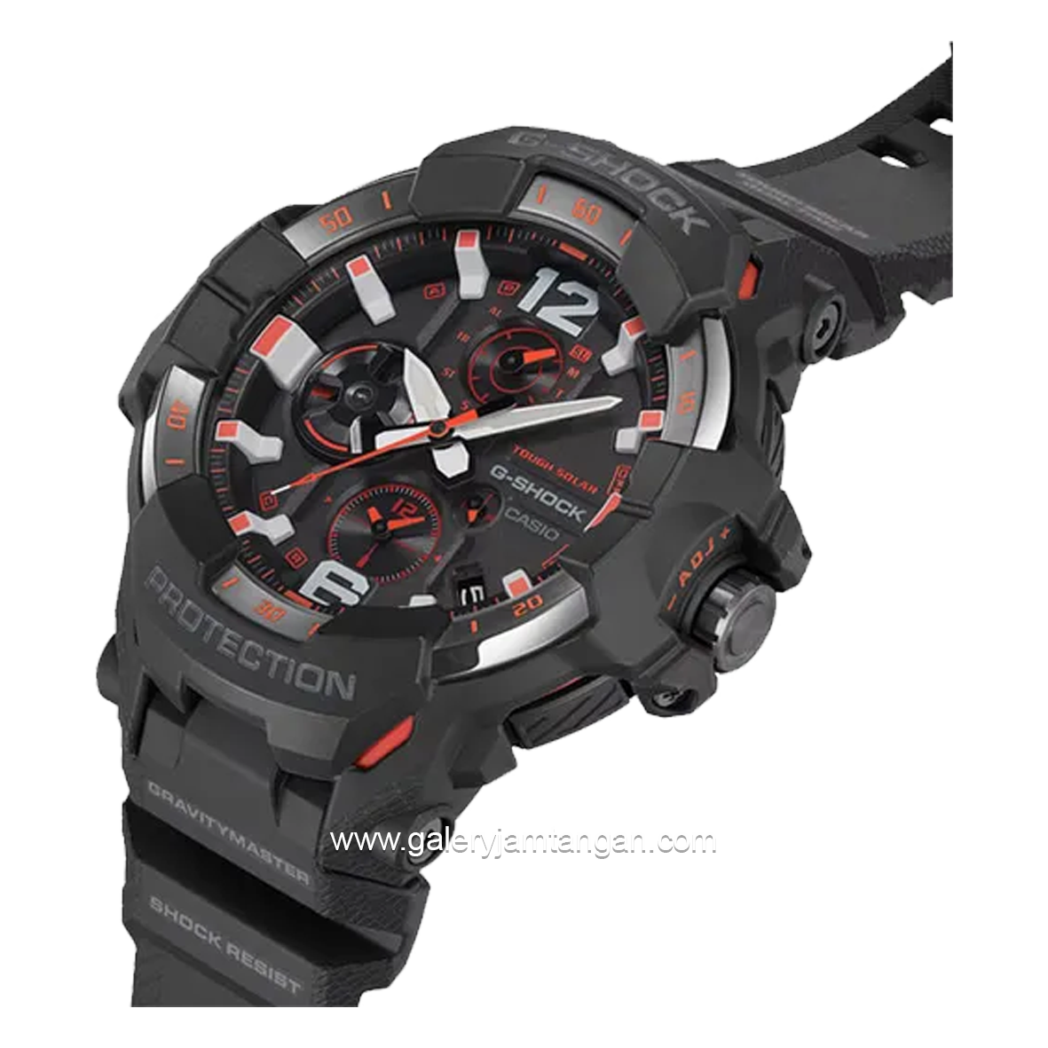 G-SHOCK GR-B300-1A4DR Gravitymaster Black Orange Resin Strap