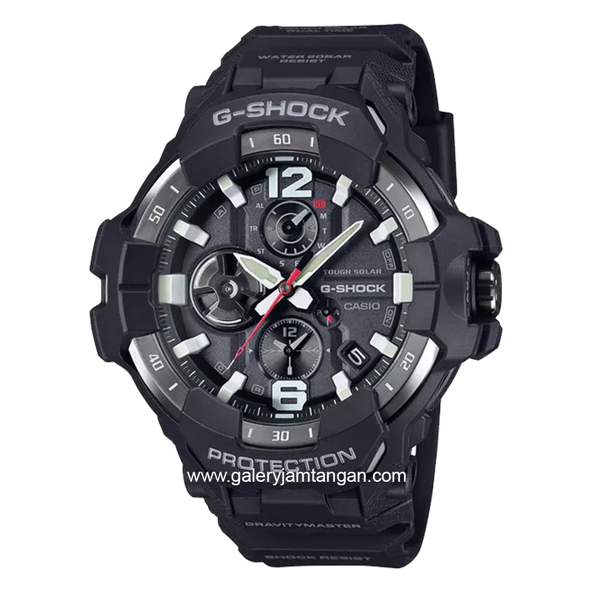 G-SHOCK GR-B300-1ADR Gravitymaster Full Black Resin Strap