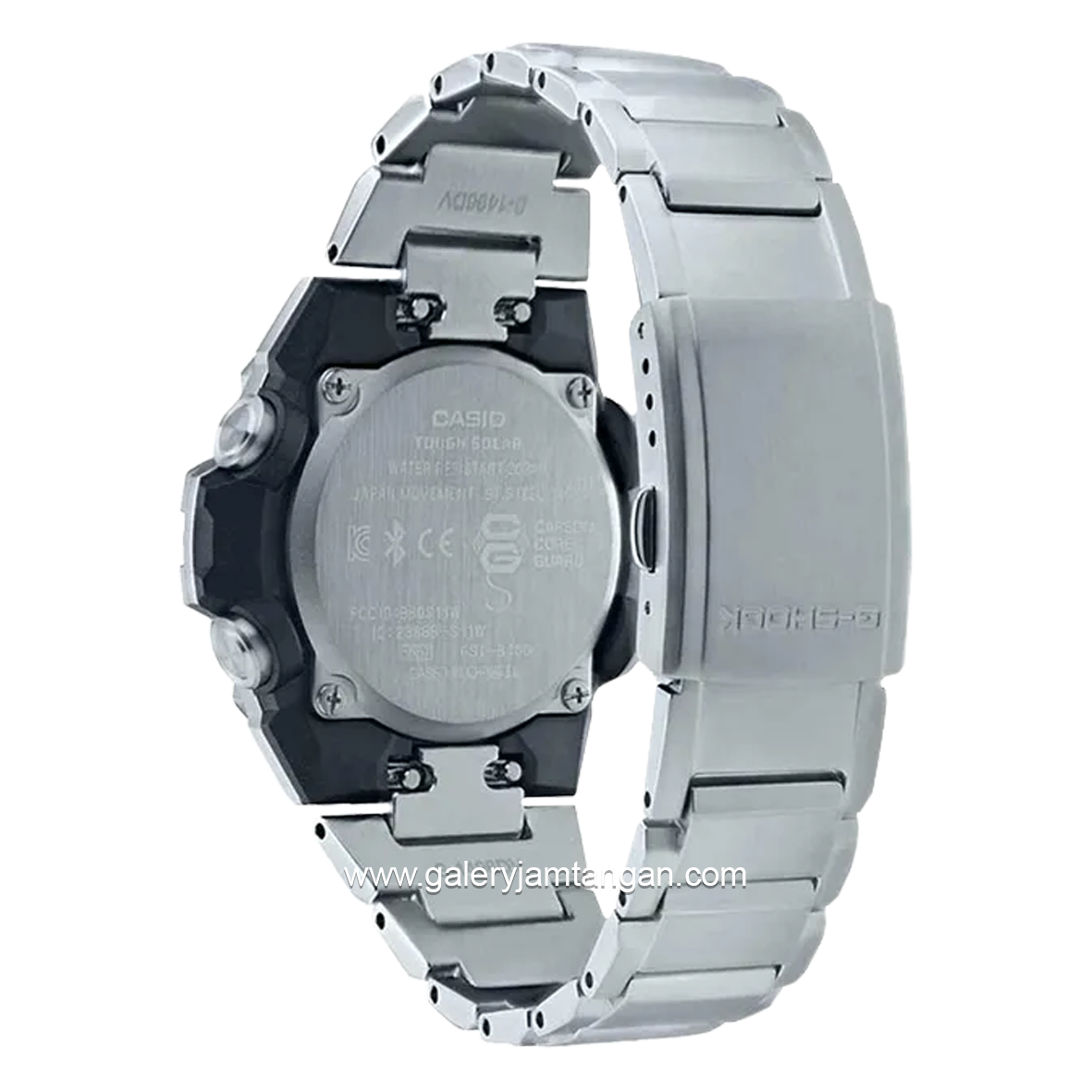G-SHOCK GST-B400D-1ADR Tough Solar Silver Dial Black Stainless Steel