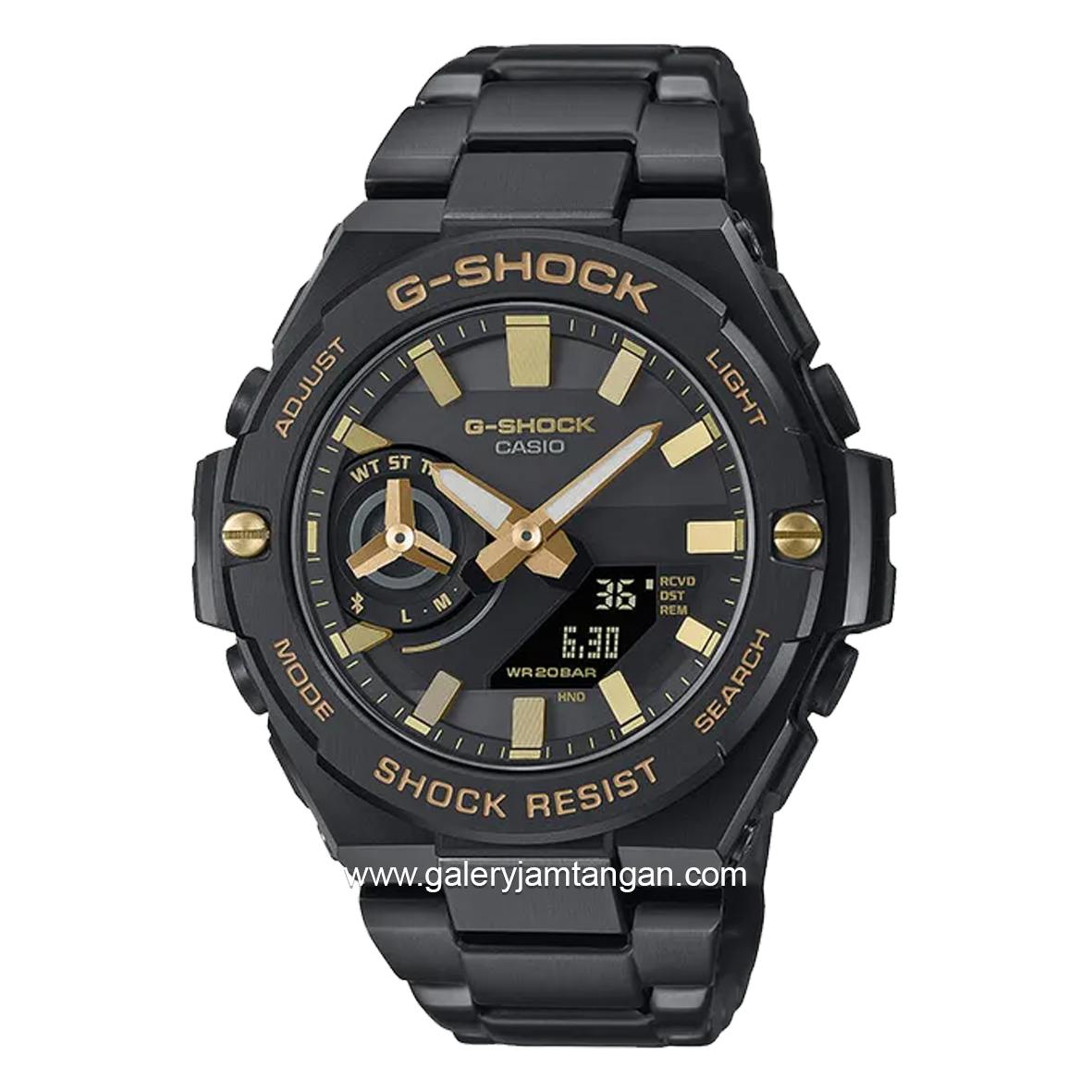G-SHOCK GST-B500BD-1A9DR Tough Solar Analog Digital Black Stainless Steel
