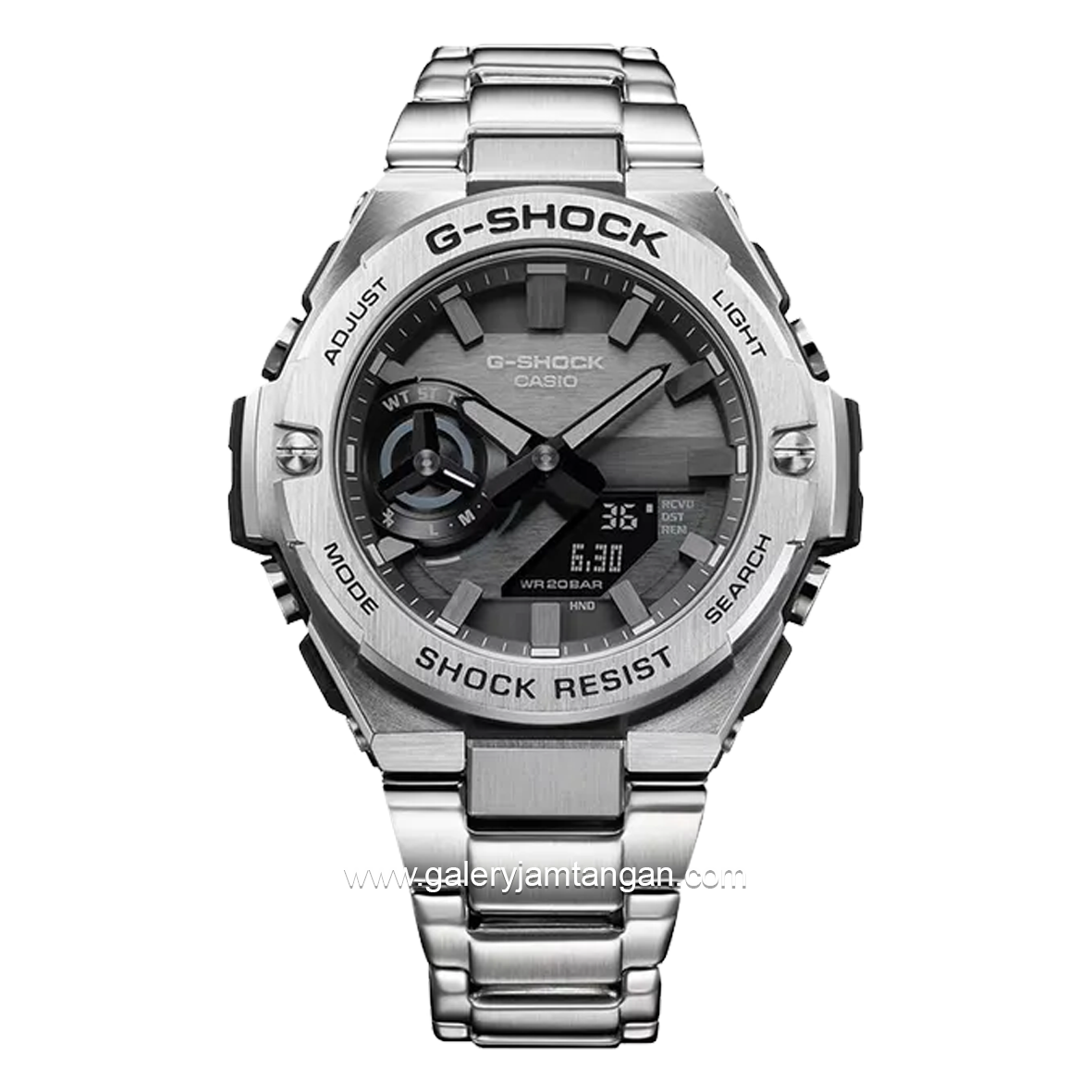 G-SHOCK GST-B500D-1A1DR Tough Solar Silver Stainless Steel