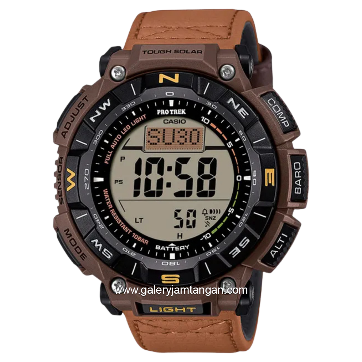 G-SHOCK PRG-340L-5DR Leather Strap