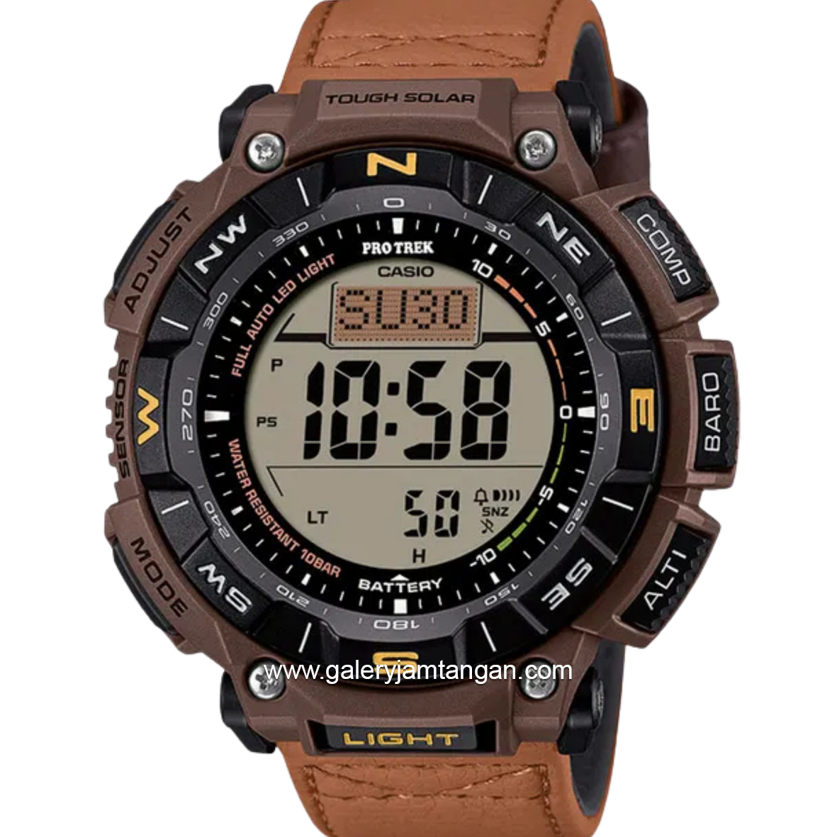 G-SHOCK PRG-340L-5DR Leather Strap