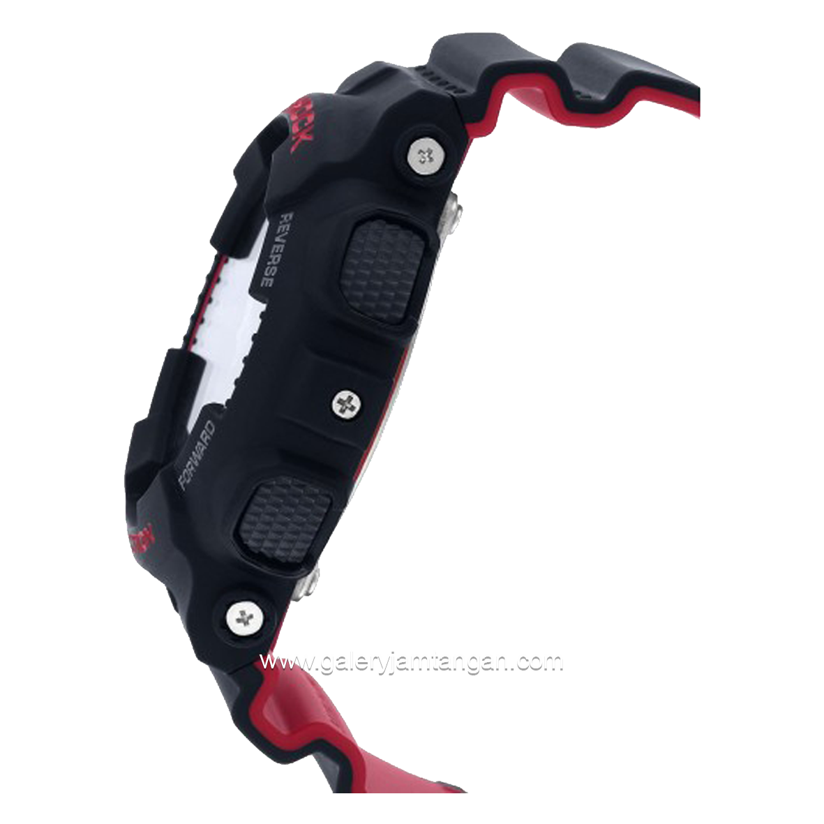 G-SHOCK GA-110HR-1ADR Black List Red Analog Digital Ruber Strap